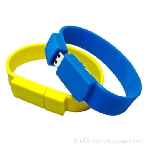 4GB EXW Price Promotional Bracelet USB Flash Drives, Free Logo and Sample